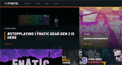 Desktop Screenshot of fnatic.com